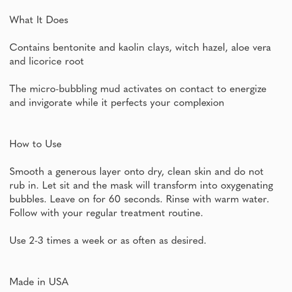 GLAMGLOW Instamud 60 Second Pore Refining Treatment 1.7fl oz New In Box - Picture 5 of 6